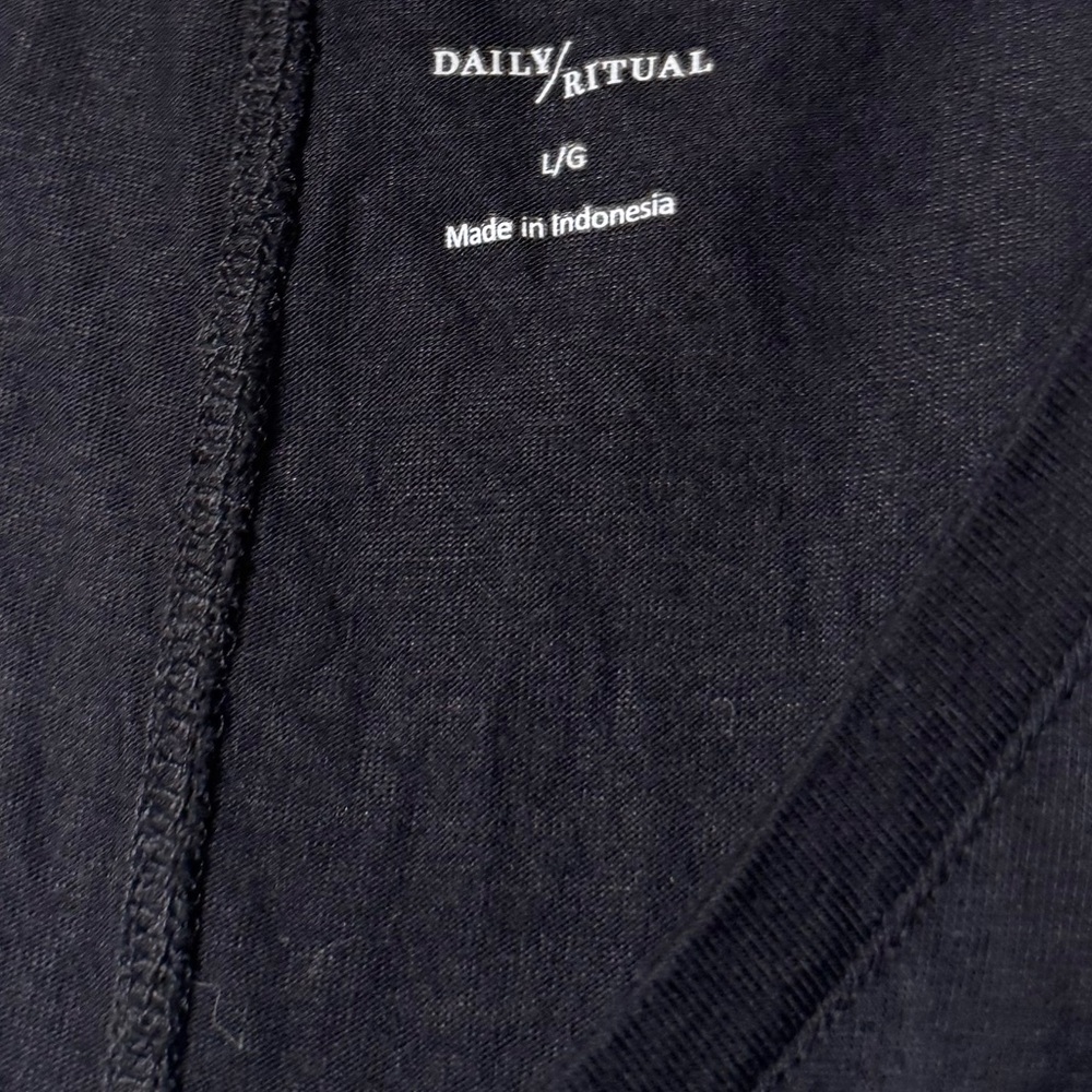 Daily Ritual Black‎ Tank Dress - Picture 5 of 8